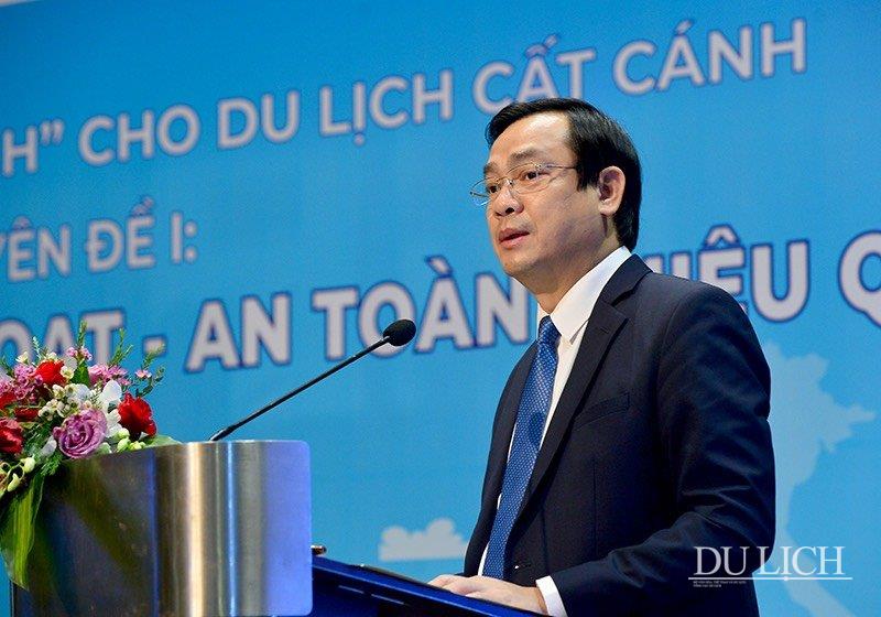 Tổng cục trưởng Nguyễn Trùng Khánh phát biểu tại diễn đàn